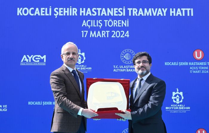 Kocaeli ehir Hastanesi tramvay hatt ald