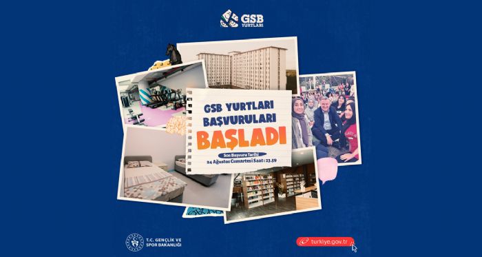 Bakan Bak GSB Yurt bavurularnn baladn duyurdu