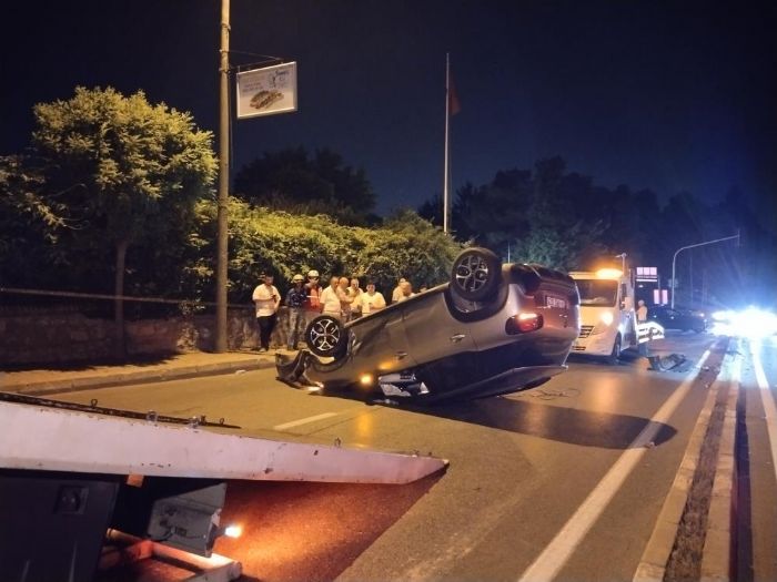 Beykoz'da trafik kazas