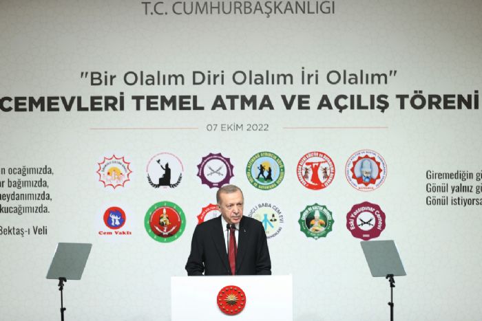 Cumhurbakan Erdoan, ’Alevi Bektai Kltr ve Cemevi Bakanl kuruyoruz’