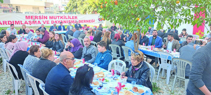 Mersin’deki Mutkililer kahvaltda bir araya geldi