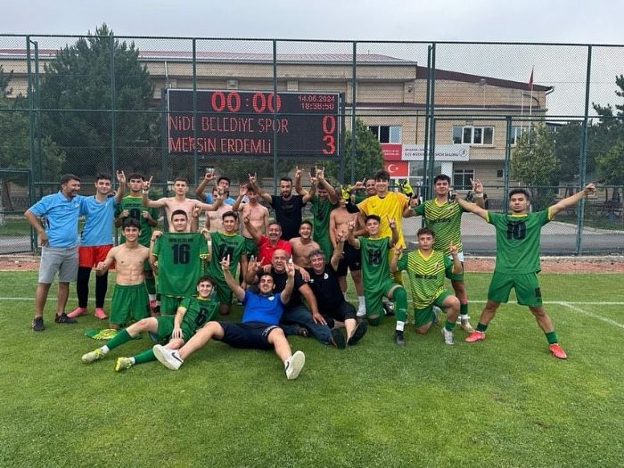 Erdemli Belediyespor U-17 takmndan nemli galibiyet