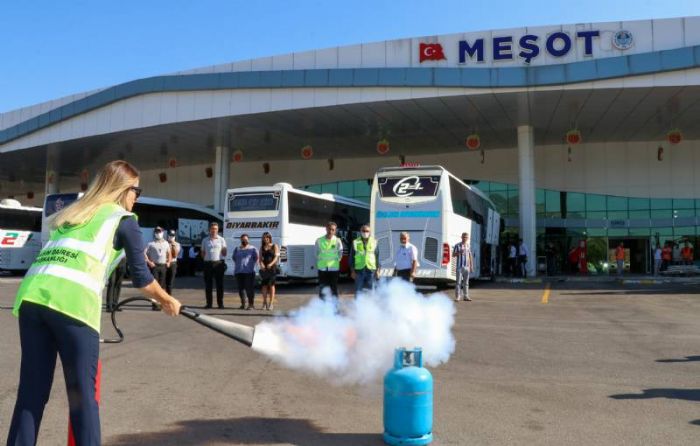 Mersin Bykehirden Personele Arama Kurtarma, Yangn Tahliye Eitim Ve Tatbikat