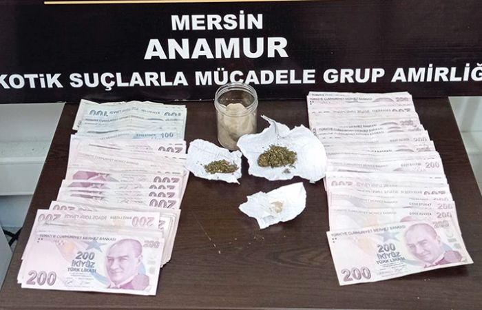 Anamur’da uyuturucu operasyonu: 2 gzalt