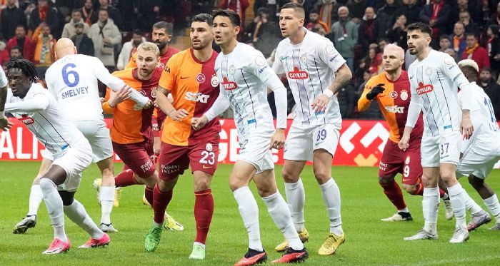 Galatasaray ile aykur Rizespor 45. randevuda