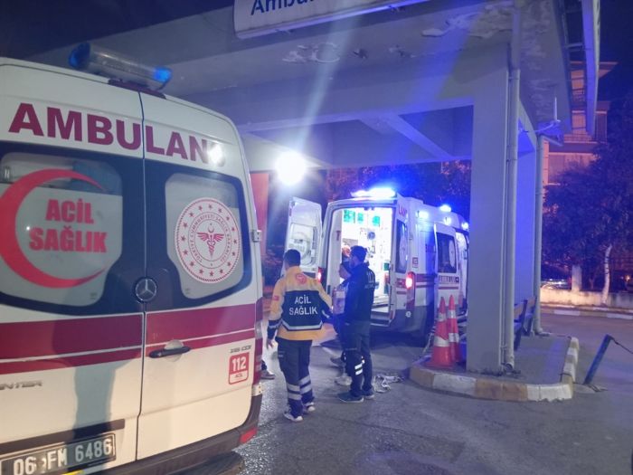 Ankara'da otomobil bisikletli iki kardee arpt