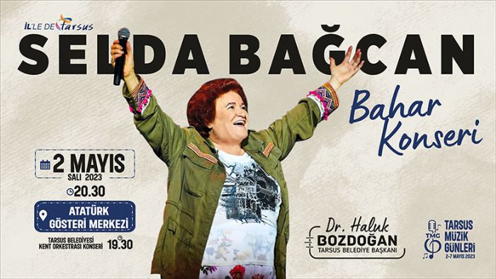 Selda Bacan Tarsusta Sahne Alacak