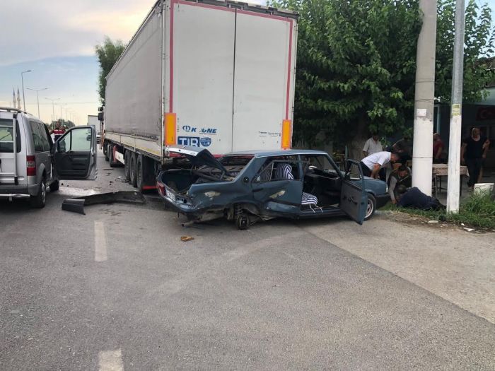 Buharkentte trafik kazas