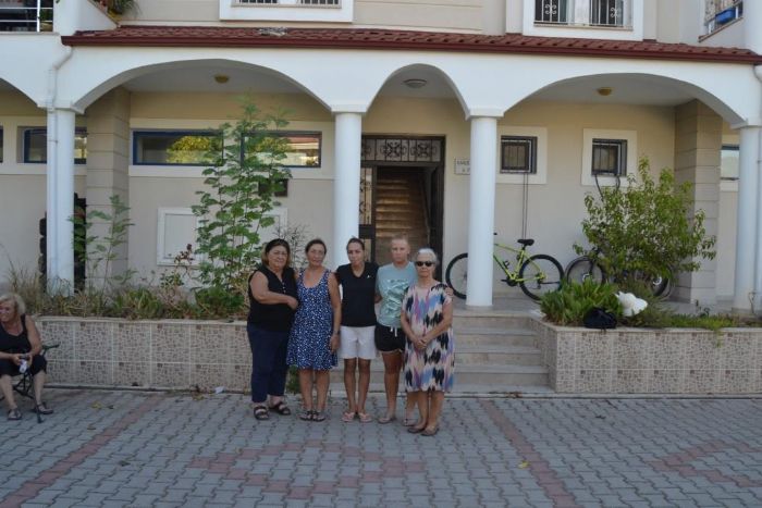 Fethiye'de apartman sakinlerinin komu korkusu