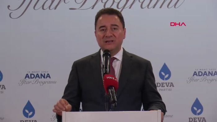 Ali Babacan, Adana'da iftar programna katld