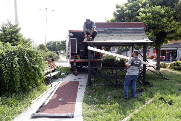 Akdeniz'in parklar yenileniyor