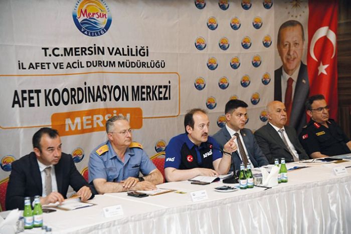 Mersin OGMden orman yangn konulu saha tatbikat