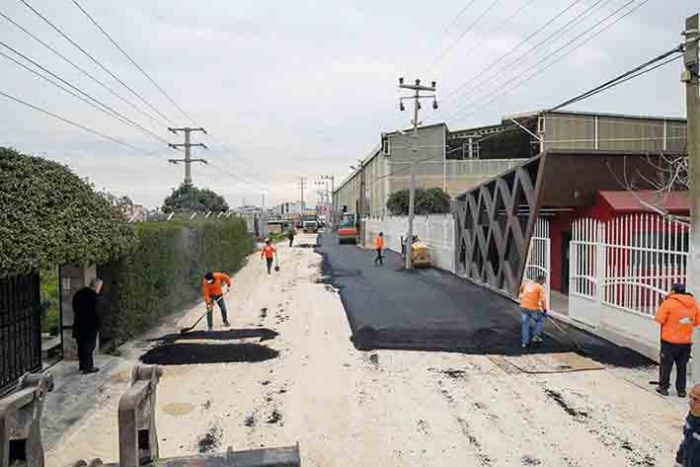 ilek Mahallesi 138. Caddede 2 bin 400 metre uzunluundaki yol yenileniyor