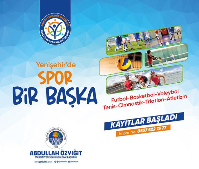 Yeniehirde spor kurslarna kaytlar devam ediyor