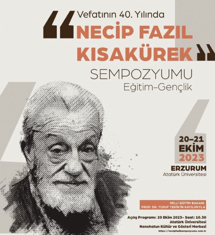 Vefatnn 40. ylnda Necip Fazl Ksakrek sempozyumu yaplacak   