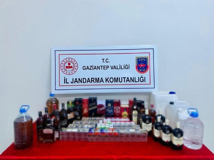 Jandarmadan ylba ncesi sahte alkol operasyonu   