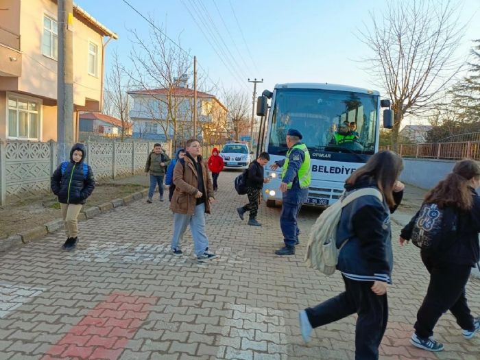 Okul servisi denetimleri sklatrld