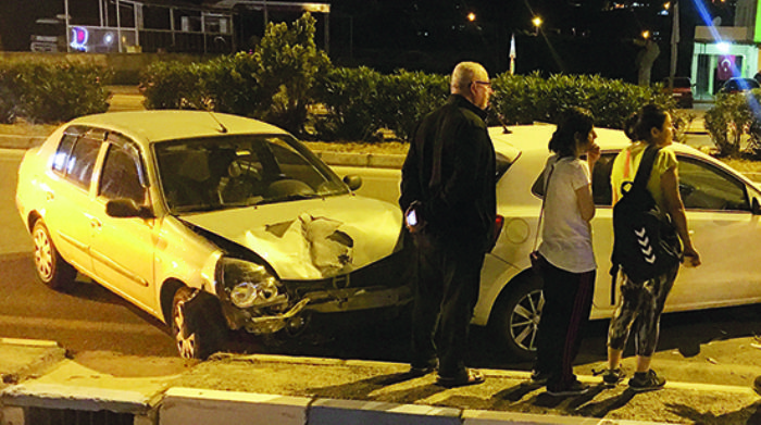 Mersinde trafik kazas: 1 yaral  