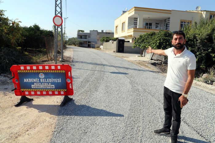 Bekirde Mahallesinin yollar souk asfaltla kapland