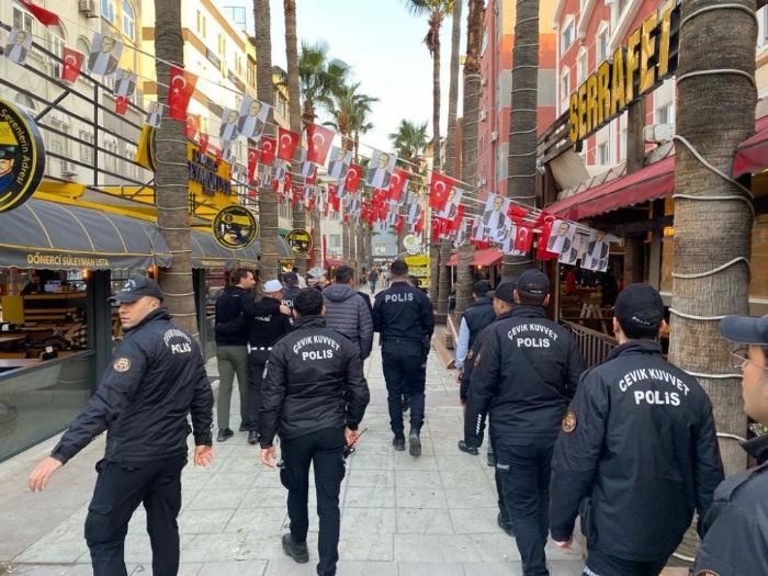 Hatay'da polisler ylba boyunca fazla mesai yapacak