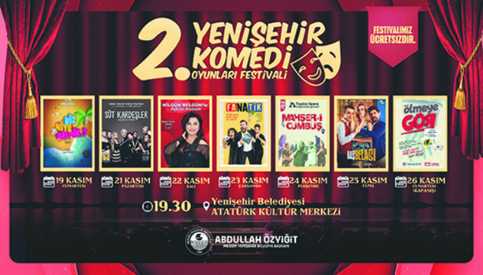 2. Yeniehir Komedi Oyunlar Festivali balyor