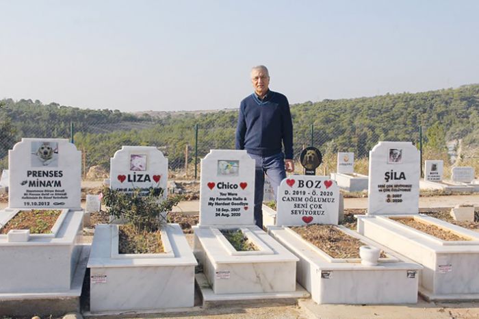 Mezitli’deki hayvan mezarlna ilgi devam ediyor