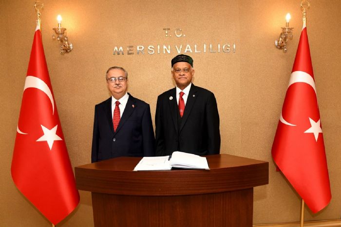 Banglade Halk Cumhuriyeti Ankara Bykelisi Mosud Mannan, Vali Suyu ziyaret etti