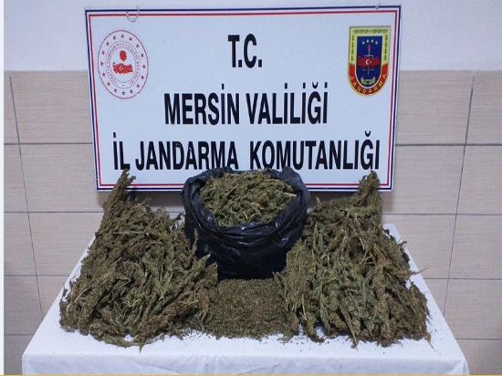 Mersin’de 13 kilo kubar esrar ele geirildi