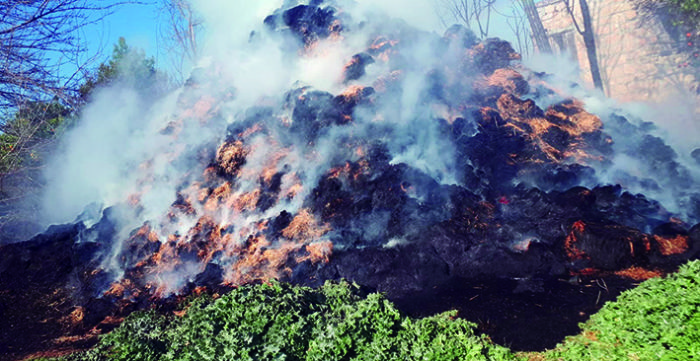 Tarsus’ta 30 ton saman kl oldu