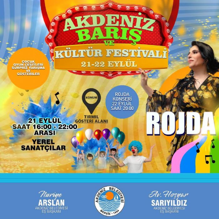 Akdeniz Belediyesi Bar Ve Kltr Festivali Balyor