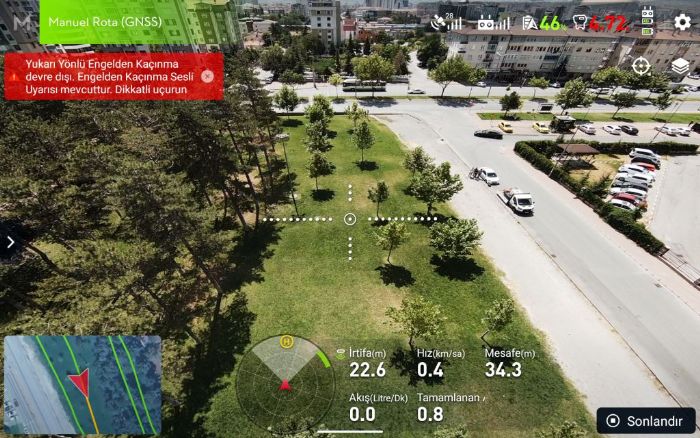 Kocasinan Belediyesi Drone ile Ak Alanlar lalyor   