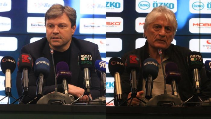 Kocaelispor - Adanaspor mann ardndan teknik direktrler aklamalarda bulundu