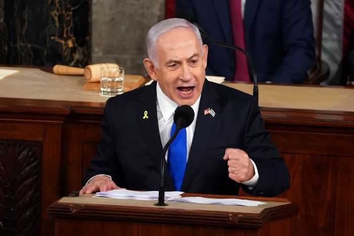 Netanyahu'dan protestoculara hakaret: Siz resmen ran'n kullanl ahmaklar haline gelmisiniz