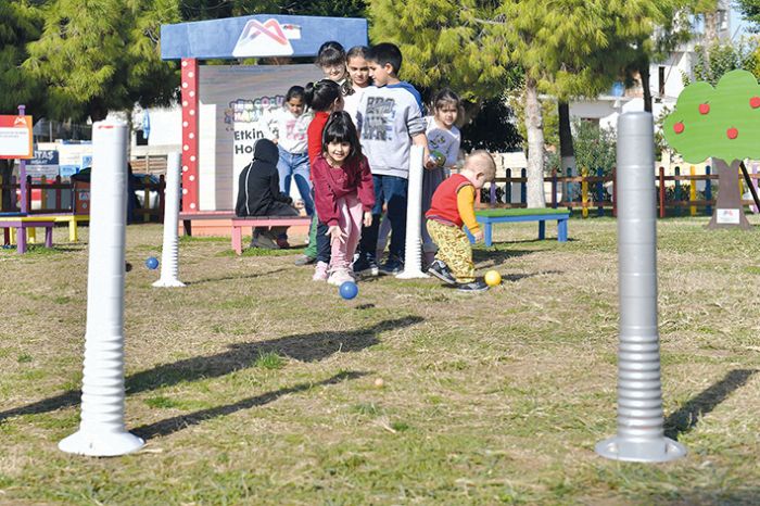 Bykehirden ocuklara cretsiz Bocce aktivitesi