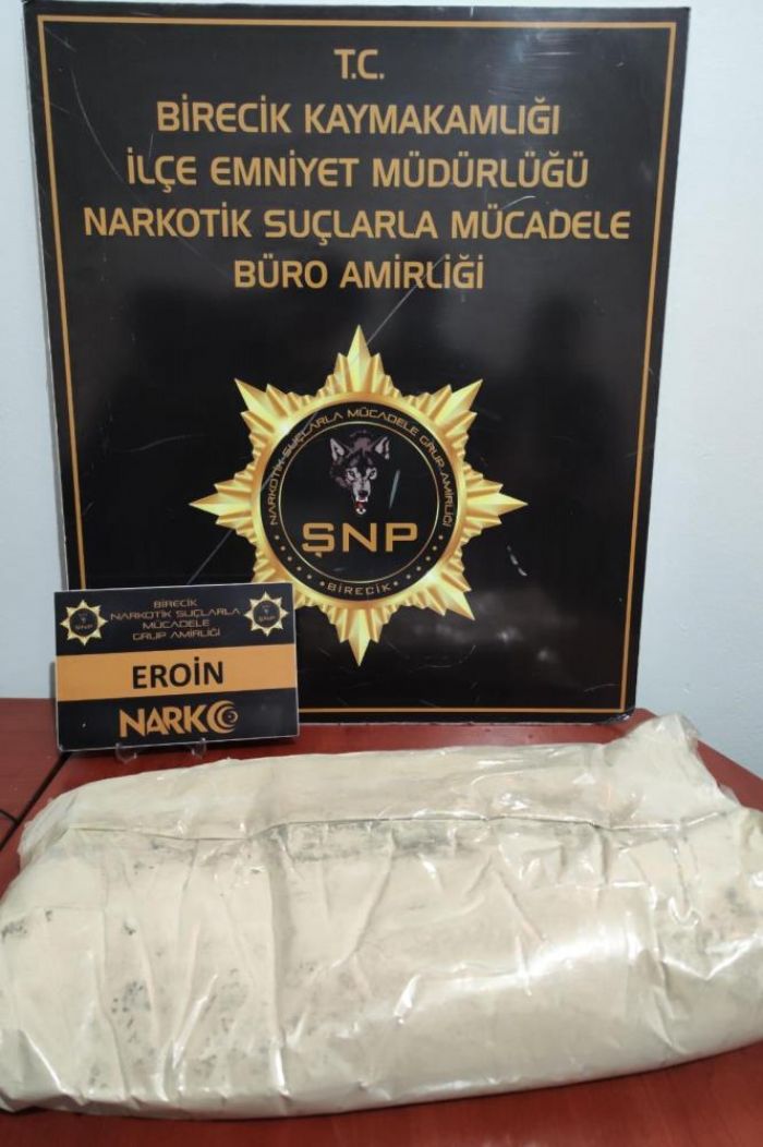 anlurfada 3 kilo 100 gram eroin ele geirildi