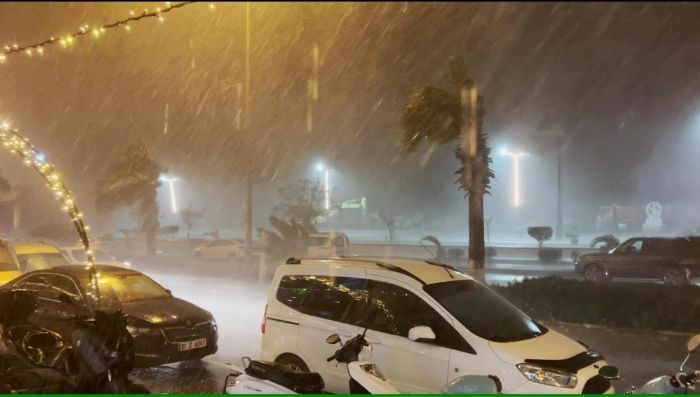 Hatay'da kuvvetli ya etkili oldu