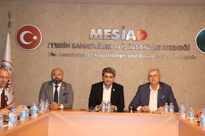 Mersin Milletvekili Ekmen'den MESAD'a ziyaret