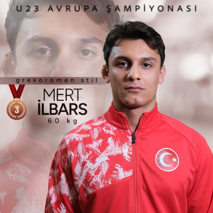 Mert lbars, U23 Avrupa Gre ampiyonasnda bronz madalyann sahibi oldu