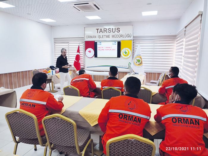 Mersin OGM, Temel  Sal ve Gvenlii Eitimi verdi