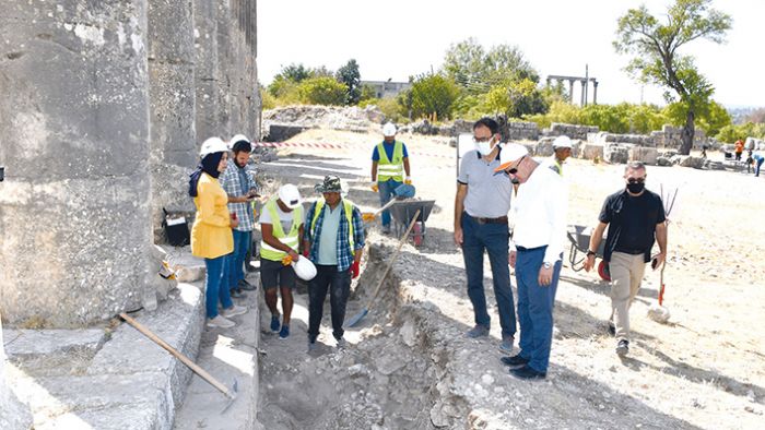 Uzuncabur Antik Kentinde bulgular ortaya kmaya devam ediyor