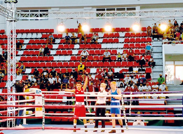 Hseyin Babat, st Minikler Avrupa Boks ampiyonas’nda Avrupa ikincisi oldu