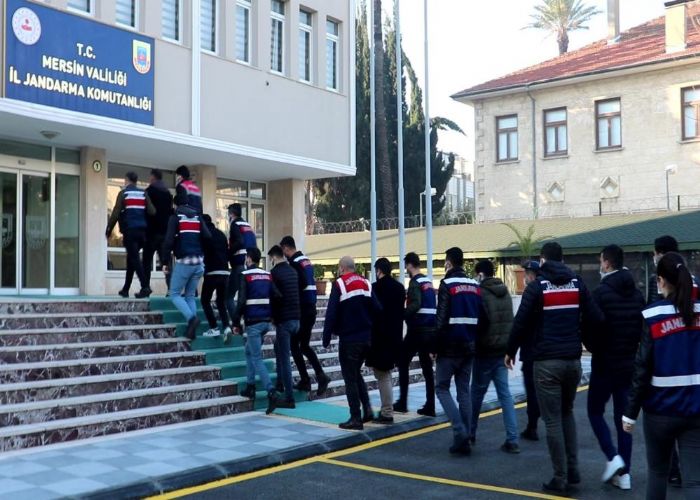 Mersin’de terr operasyonu: 7 gzalt