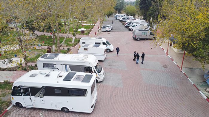 Tarsus Belediyesinin Karavan Park tatilcileri arlyor