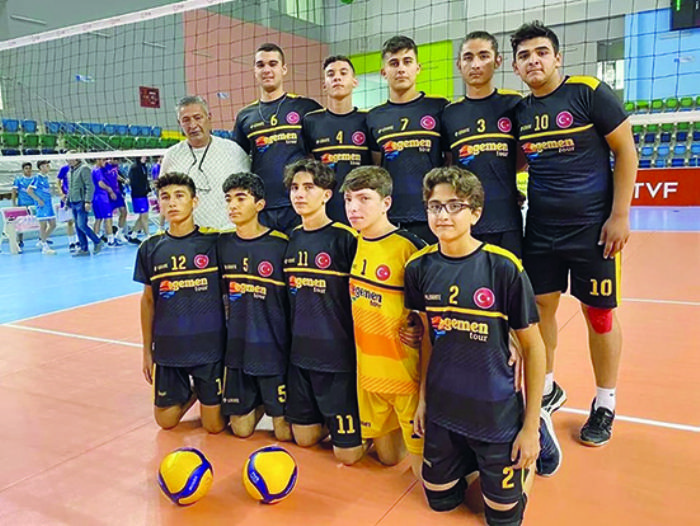 Bozyaz Anadolu Lisesi voleybol turnuvasnda ikinci oldu