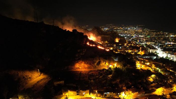 Tokat'ta havai fiek yangna neden oldu