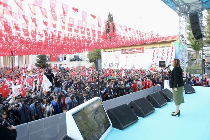   Trafik ykn hafifletecek Gaziray trenle hizmete ald   