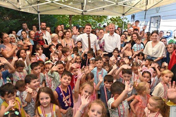 ocuk Akademisi Yaz Okulu rencileri trenle mezun oldu   