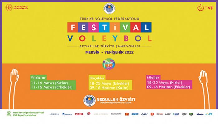 Festival Voleybol 2022 Yeniehirde yaplacak