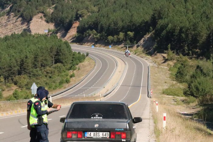 Cayrokopterli trafik denetimi yapld