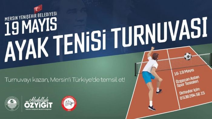 Yeniehir Belediyesi 19 Mays Ayak Tenisi Turnuvas dzenliyor